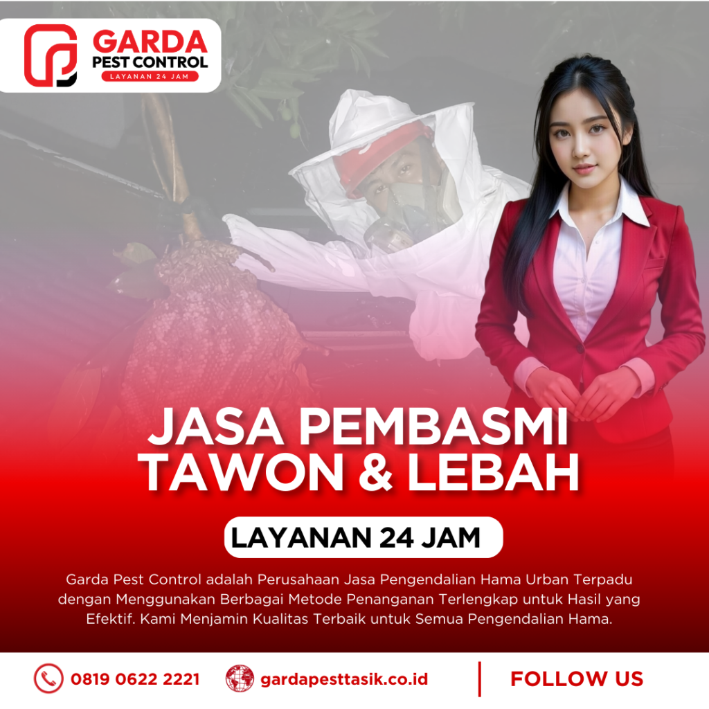 Jasa Pembasmi Tawon & Lebah Tasikmalaya Bergaransi