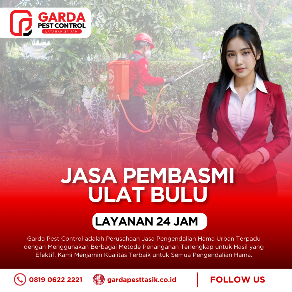 Jasa Pembasmi Ulat Bulu di Tasikmalaya Murah Bergaransi 7 Hari