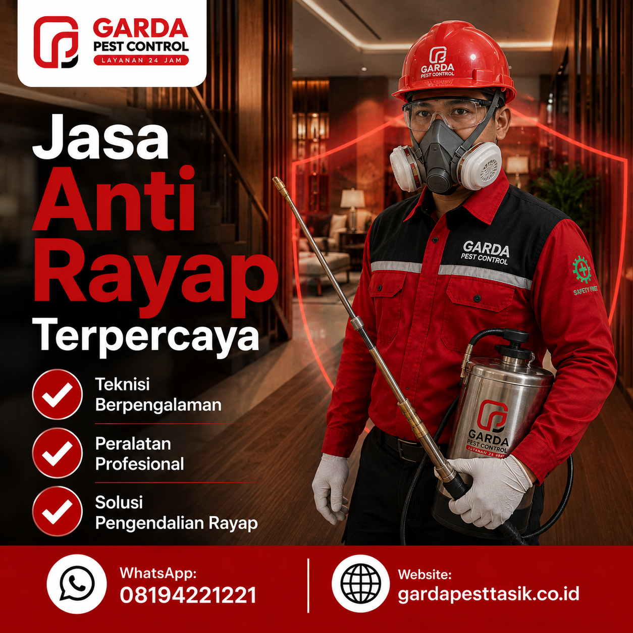 Jasa Suntik Rayap Tasikmalaya untuk Rumah & Bangunan