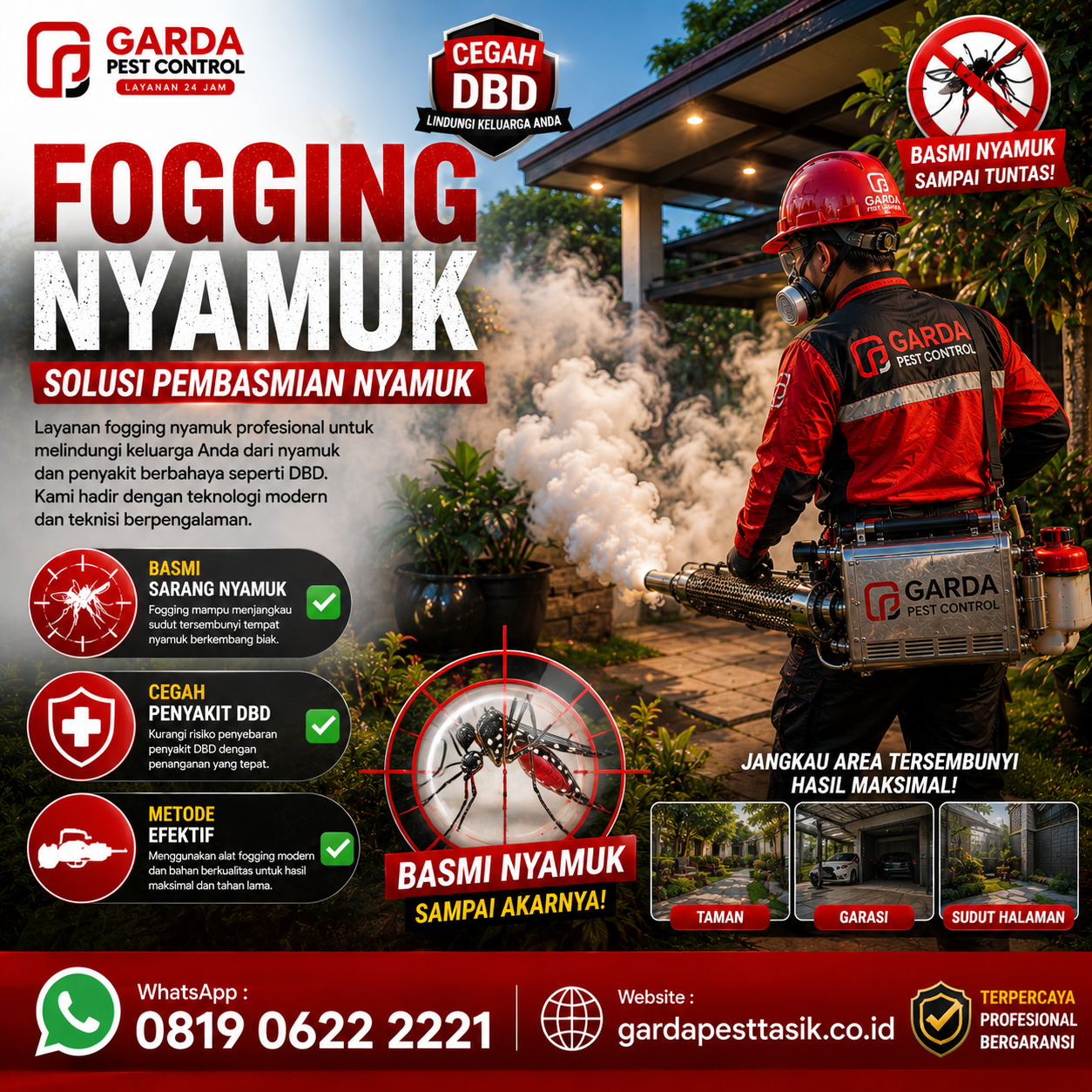 Jasa Fogging Nyamuk Terbaik Tasikmalaya untuk Rumah, Kantor, dan Area Usaha