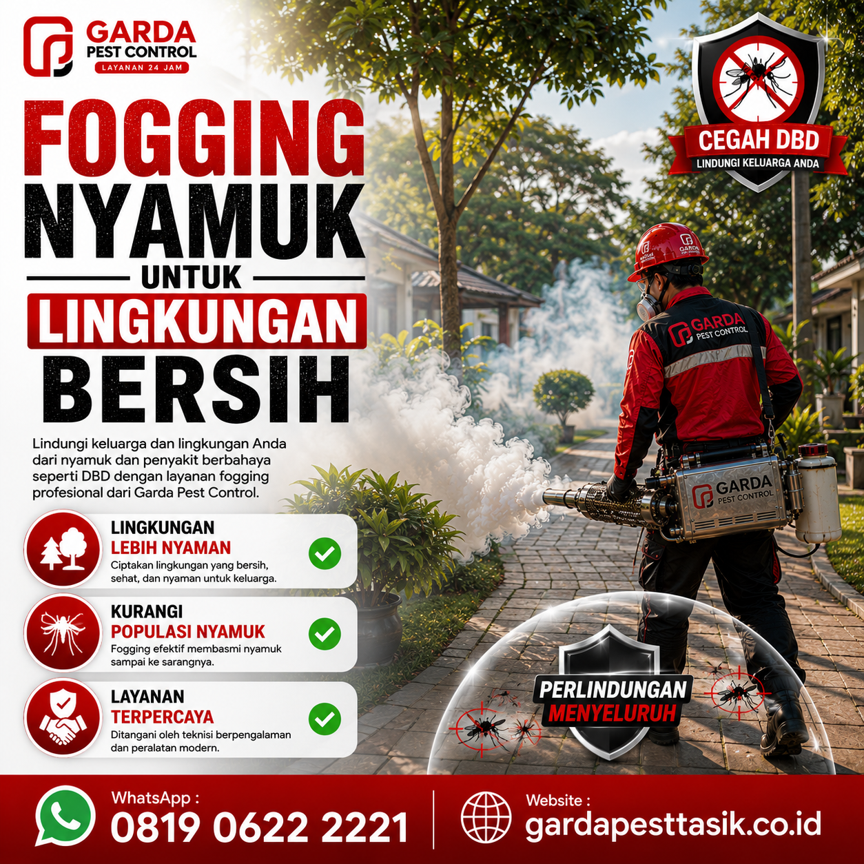 Jasa Fogging Nyamuk per RT Untuk Lingkungan Tasikmalaya