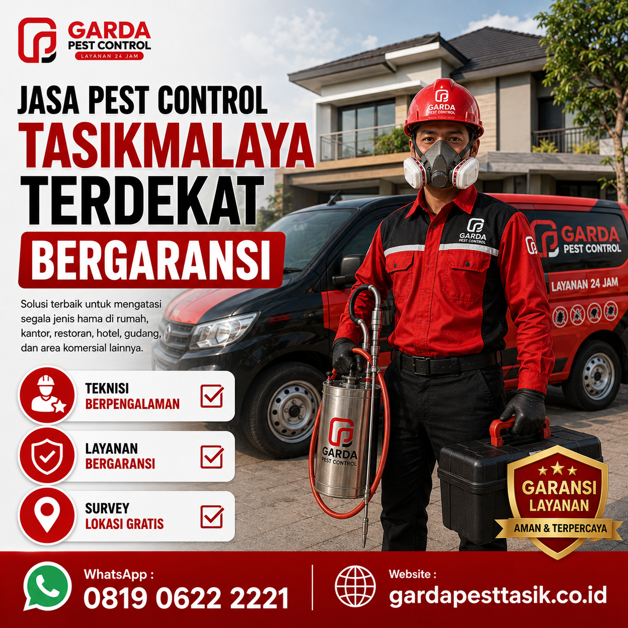 Jasa Pest Control untuk Restoran dan Hotel Tasikmalaya Terpercaya