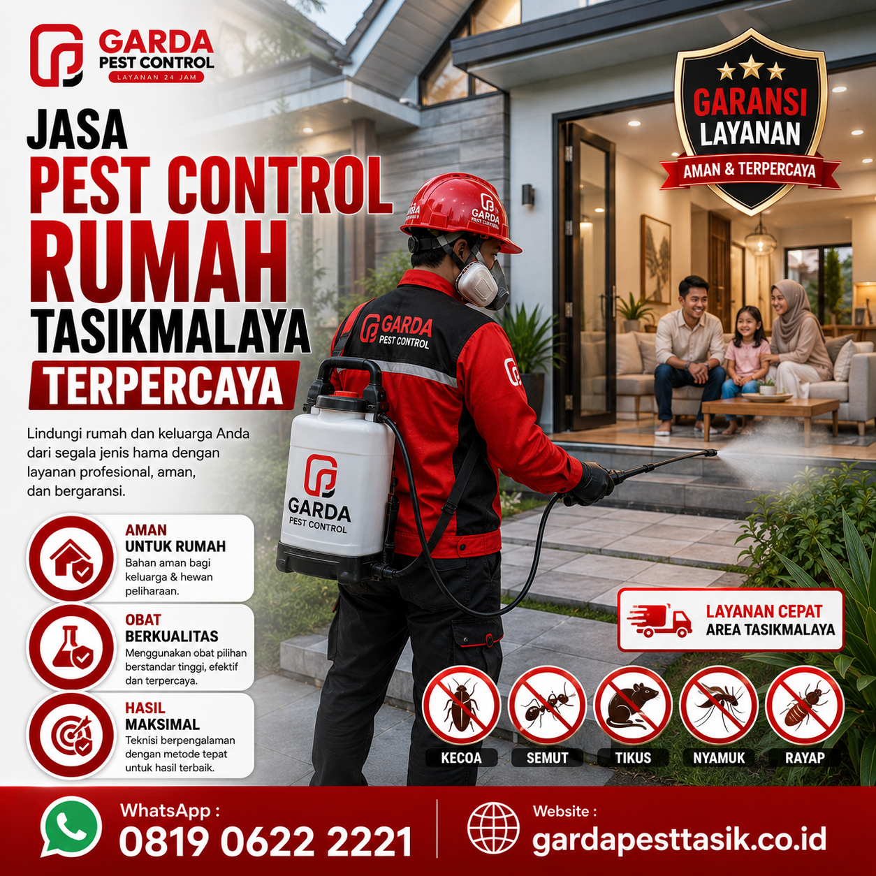 Jasa Pest Control untuk Restoran dan Cafe di Tasikmalaya Bebas Hama