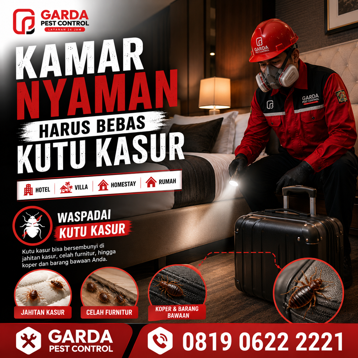 Jasa Pembasmi Kutu Kasur Tasikmalaya Murah dan Berkualitas