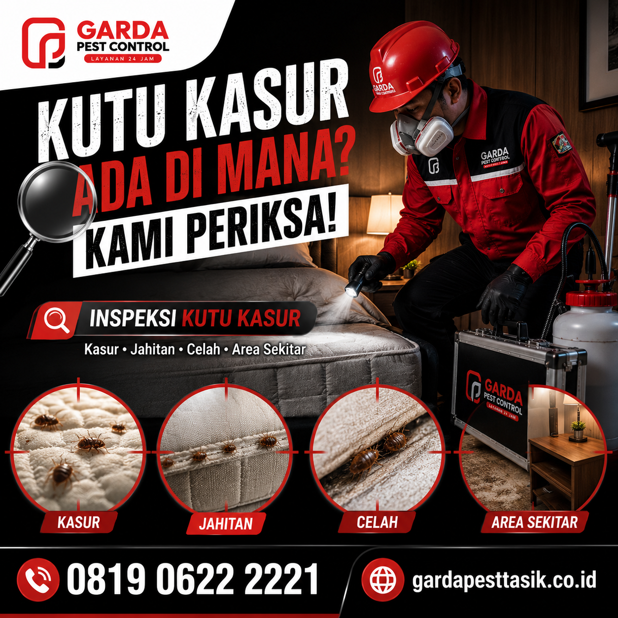 Jasa Pembasmi Kutu Kasur Tasikmalaya Murah dan Berkualitas