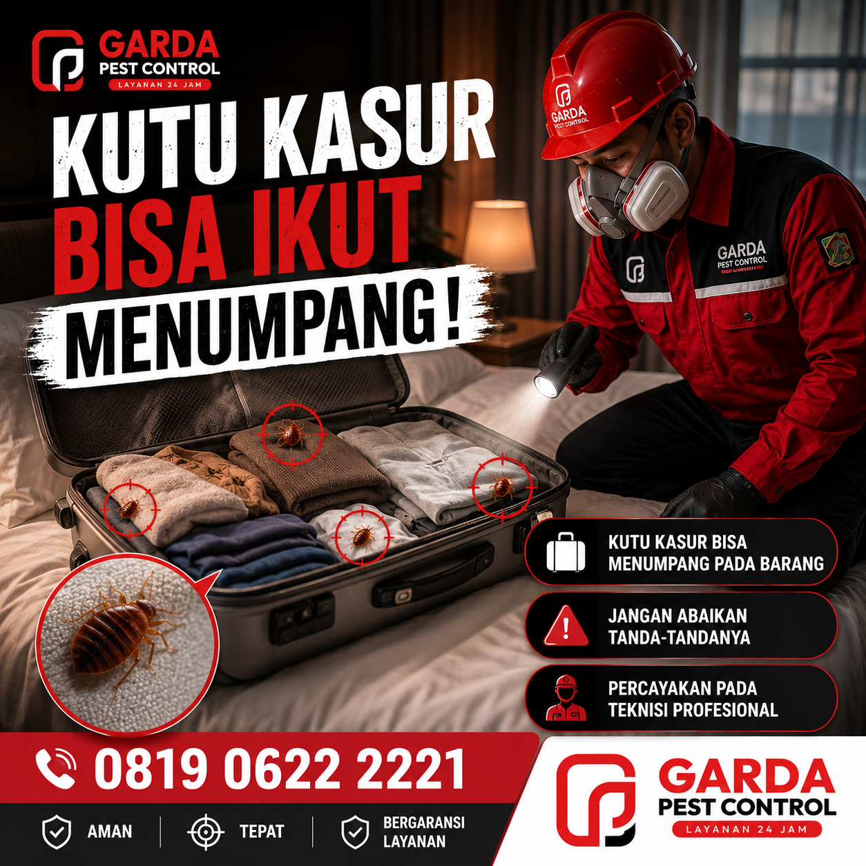 Jasa Pembasmi Kutu Kasur Tasikmalaya Profesional dan Bergaransi
