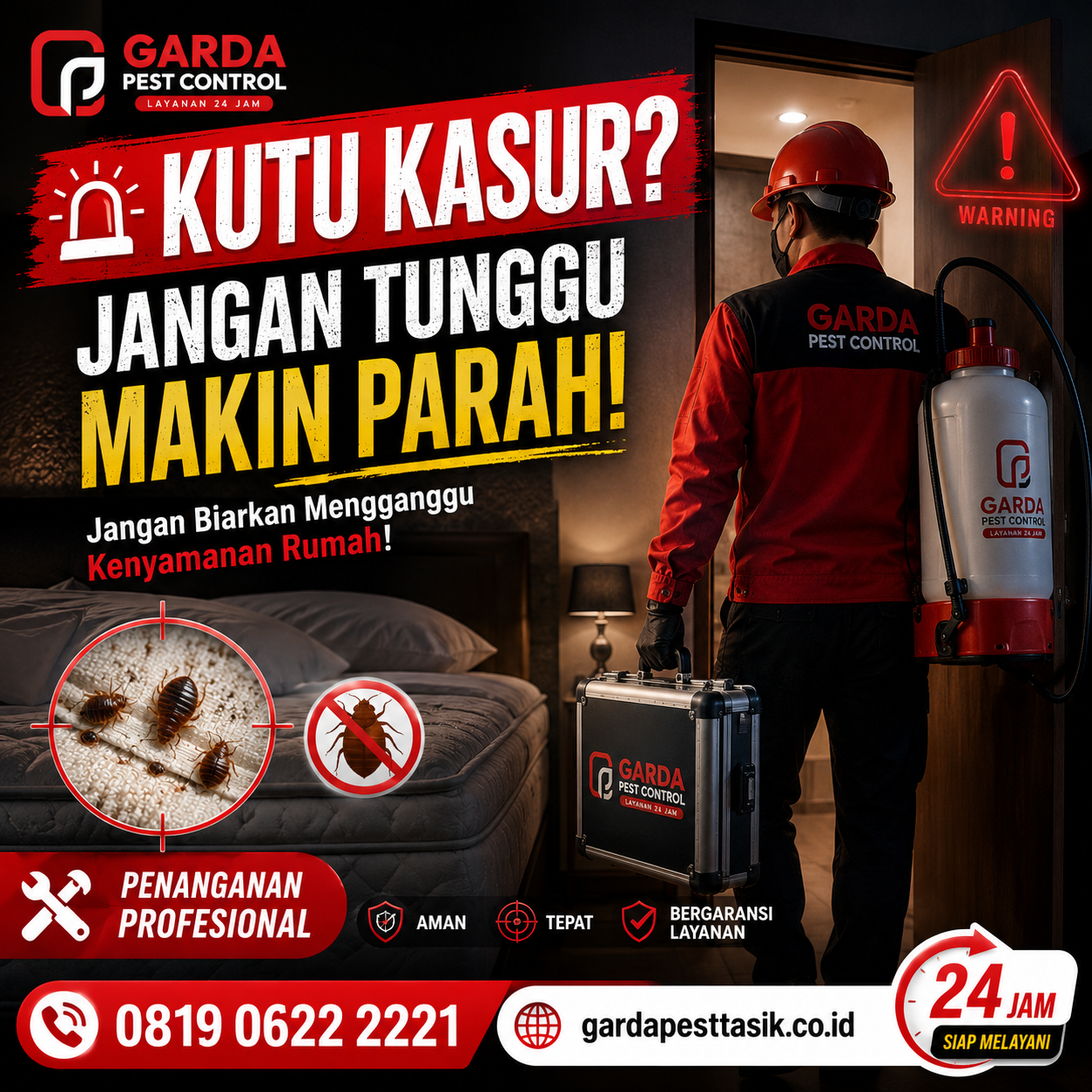 Jasa Pembasmi Kutu Kasur Tasikmalaya Murah dan Berkualitas