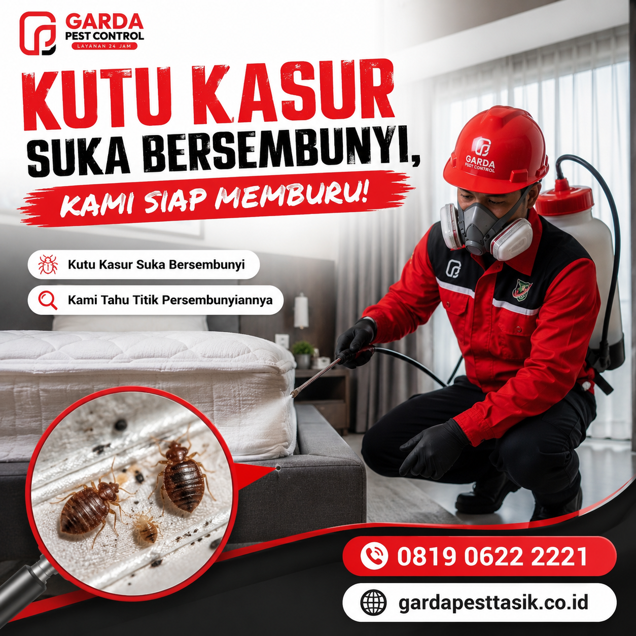 Jasa Pembasmi Kutu Kasur Tasikmalaya Murah dan Berkualitas
