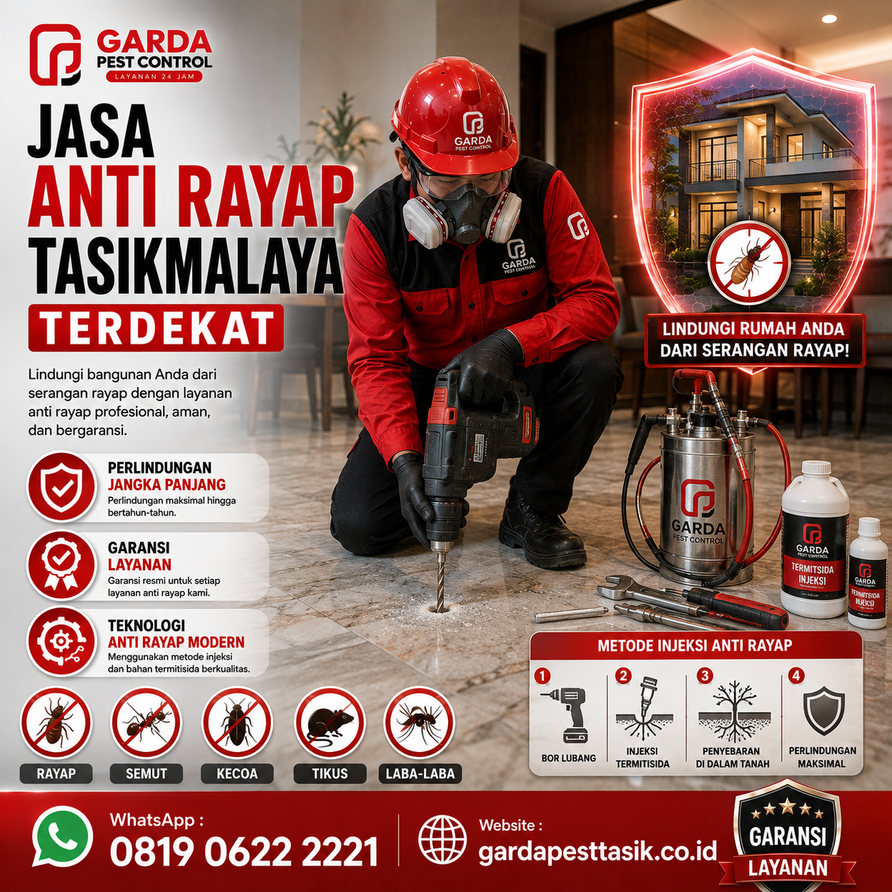 Biaya Jasa Pest Control di Tasikmalaya: Estimasi Tarif dan Panduan Lengkap
