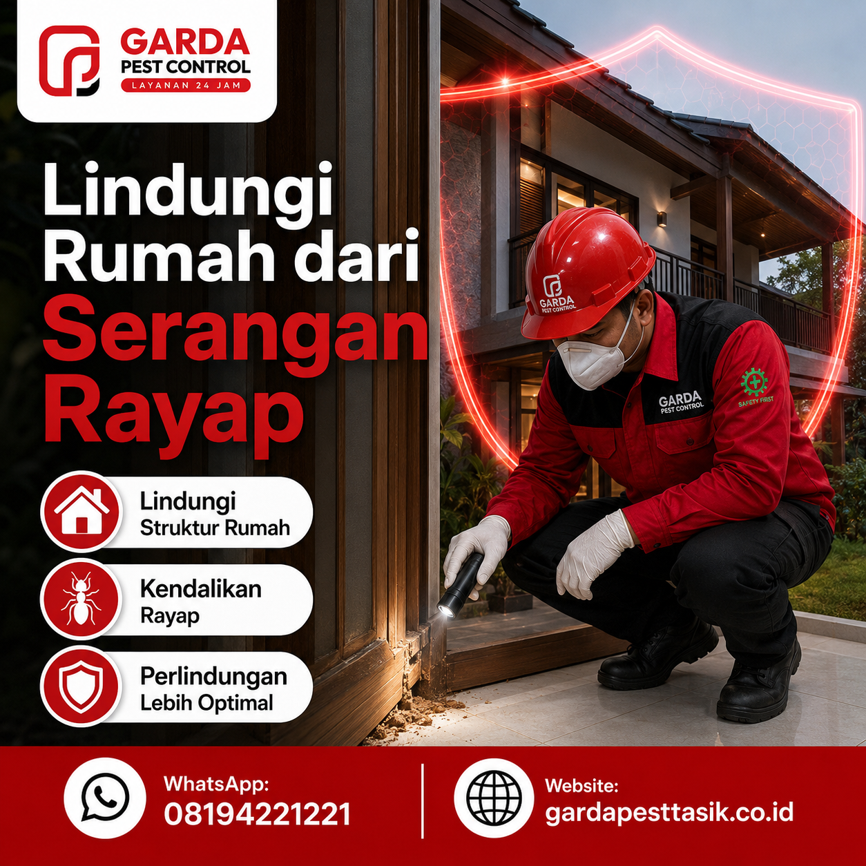 Jasa Anti Rayap di Tasikmalaya Terpercaya dengan Penanganan Profesional - Gambar 2