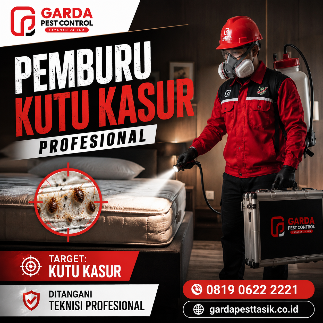Jasa Pembasmi Kutu Kasur Tasikmalaya Murah dan Berkualitas